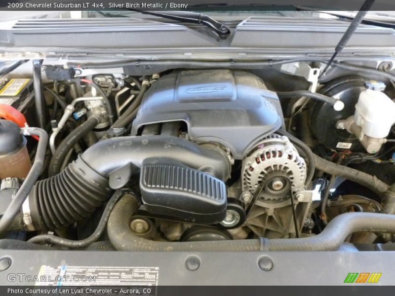 Silver Birch Metallic / Ebony 2009 Chevrolet Suburban LT 4x4