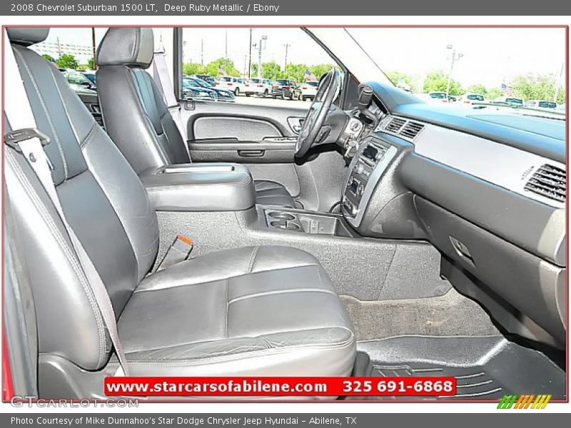Deep Ruby Metallic / Ebony 2008 Chevrolet Suburban 1500 LT