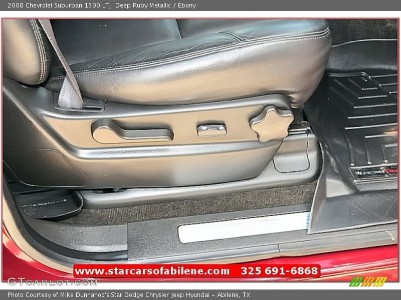 Deep Ruby Metallic / Ebony 2008 Chevrolet Suburban 1500 LT