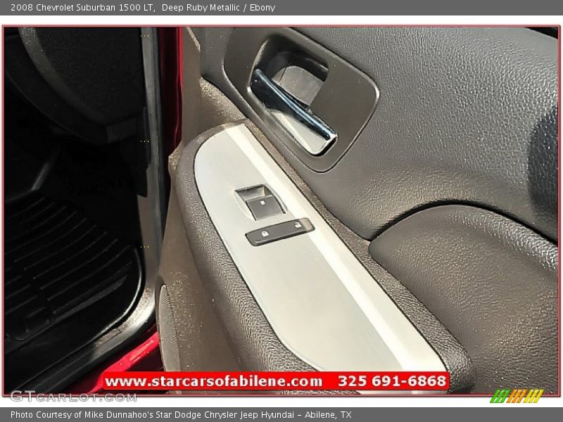Deep Ruby Metallic / Ebony 2008 Chevrolet Suburban 1500 LT