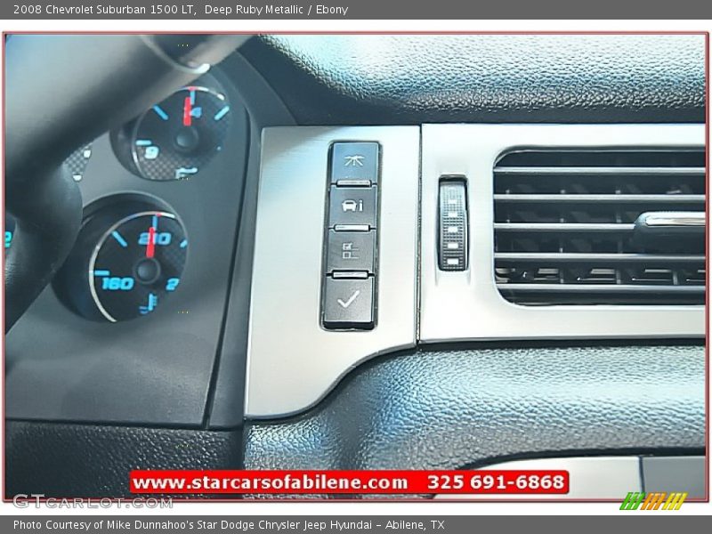 Deep Ruby Metallic / Ebony 2008 Chevrolet Suburban 1500 LT