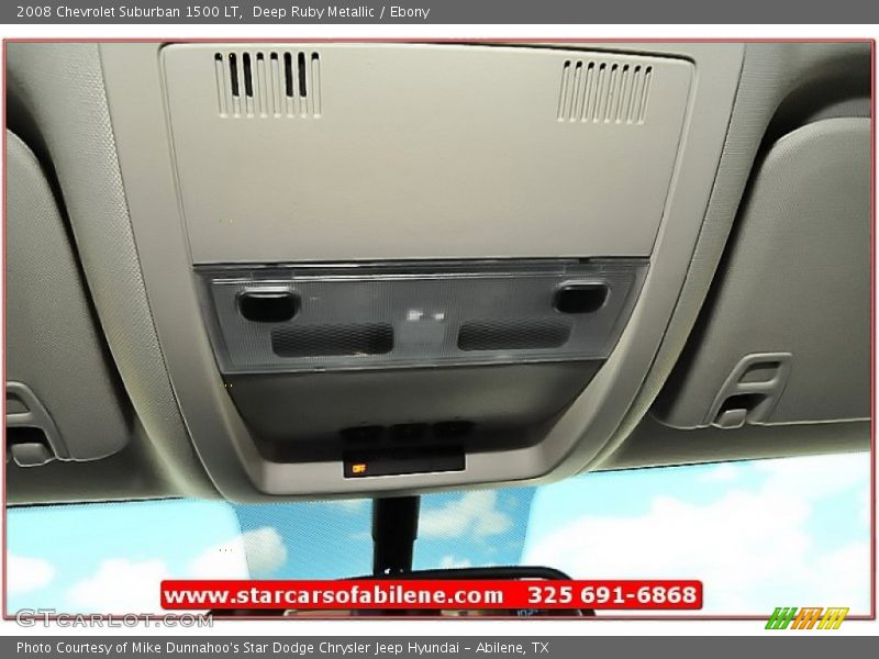 Deep Ruby Metallic / Ebony 2008 Chevrolet Suburban 1500 LT
