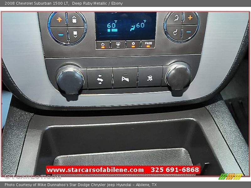 Deep Ruby Metallic / Ebony 2008 Chevrolet Suburban 1500 LT