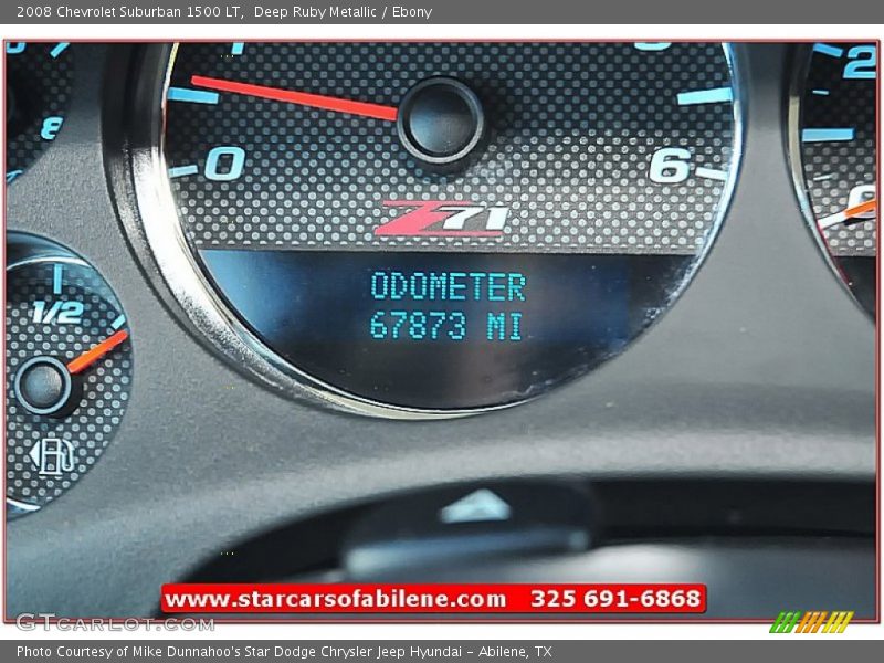 Deep Ruby Metallic / Ebony 2008 Chevrolet Suburban 1500 LT