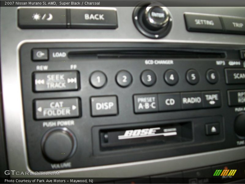 Super Black / Charcoal 2007 Nissan Murano SL AWD