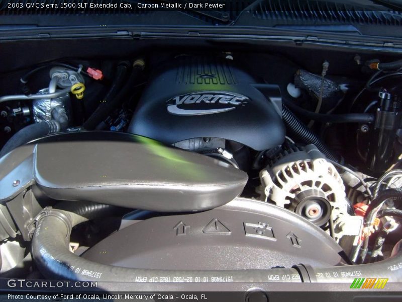 Carbon Metallic / Dark Pewter 2003 GMC Sierra 1500 SLT Extended Cab