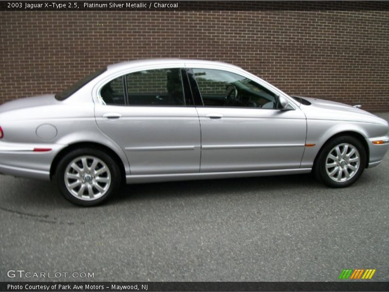 Platinum Silver Metallic / Charcoal 2003 Jaguar X-Type 2.5