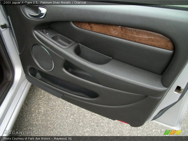 Platinum Silver Metallic / Charcoal 2003 Jaguar X-Type 2.5