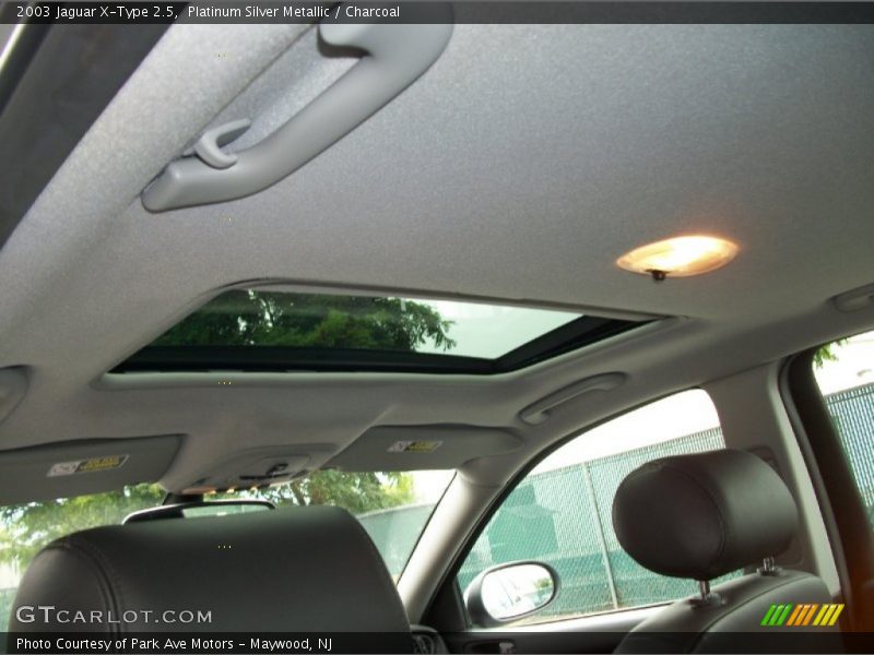 Platinum Silver Metallic / Charcoal 2003 Jaguar X-Type 2.5