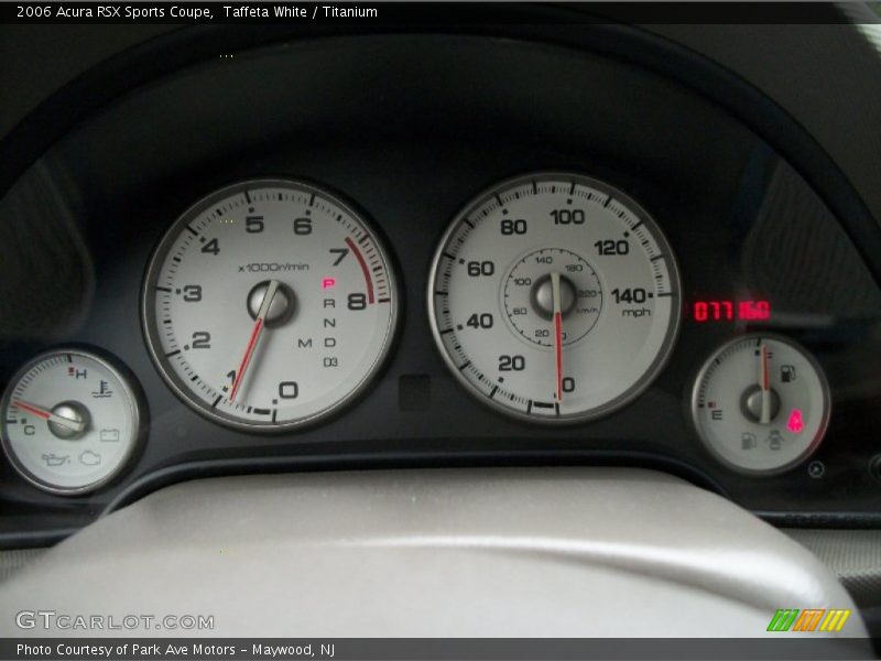  2006 RSX Sports Coupe Sports Coupe Gauges
