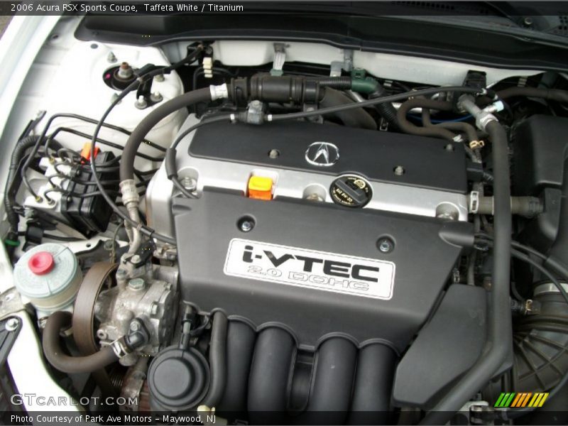  2006 RSX Sports Coupe Engine - 2.0 Liter DOHC 16-Valve i-VTEC 4 Cylinder