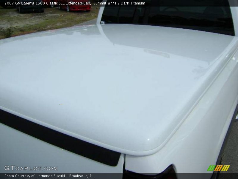 Summit White / Dark Titanium 2007 GMC Sierra 1500 Classic SLE Extended Cab