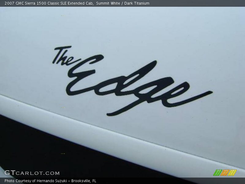 Summit White / Dark Titanium 2007 GMC Sierra 1500 Classic SLE Extended Cab
