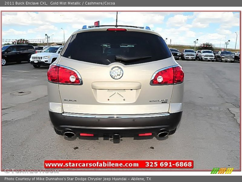 Gold Mist Metallic / Cashmere/Cocoa 2011 Buick Enclave CXL