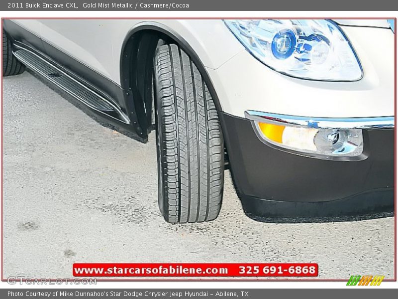 Gold Mist Metallic / Cashmere/Cocoa 2011 Buick Enclave CXL