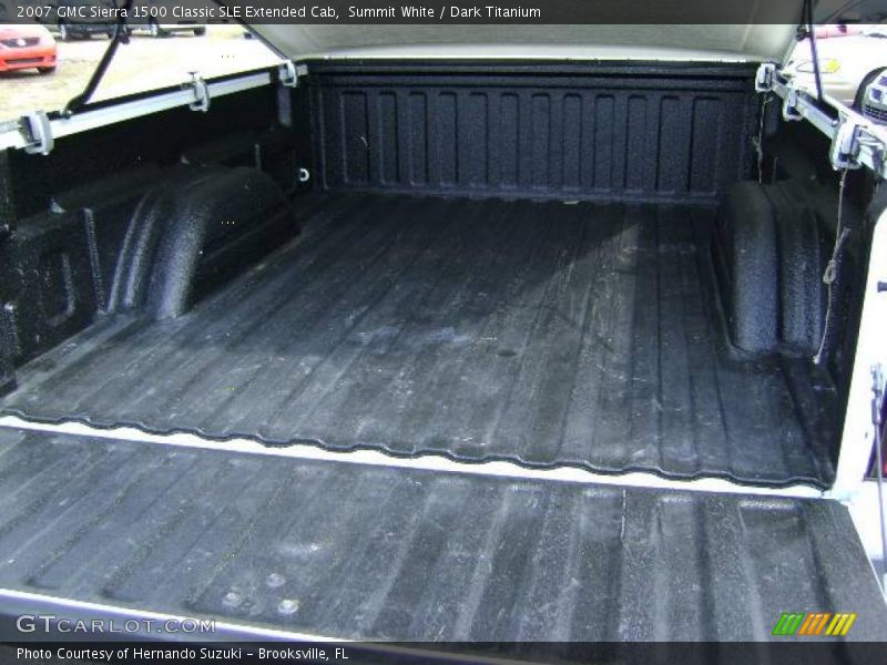 Summit White / Dark Titanium 2007 GMC Sierra 1500 Classic SLE Extended Cab