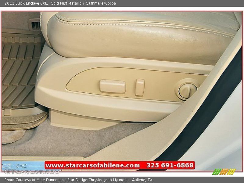 Gold Mist Metallic / Cashmere/Cocoa 2011 Buick Enclave CXL