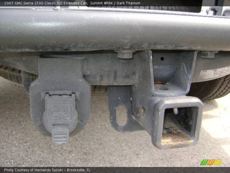 Summit White / Dark Titanium 2007 GMC Sierra 1500 Classic SLE Extended Cab