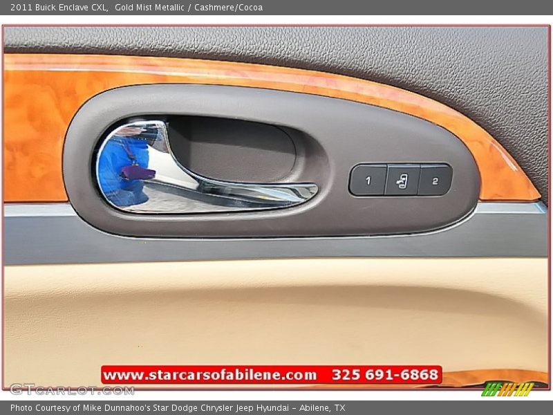 Gold Mist Metallic / Cashmere/Cocoa 2011 Buick Enclave CXL