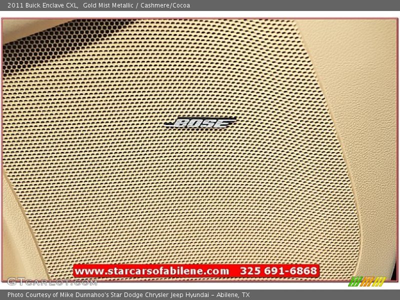 Gold Mist Metallic / Cashmere/Cocoa 2011 Buick Enclave CXL