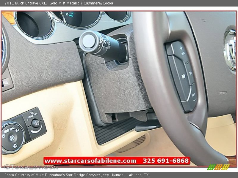 Gold Mist Metallic / Cashmere/Cocoa 2011 Buick Enclave CXL