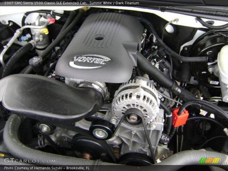 Summit White / Dark Titanium 2007 GMC Sierra 1500 Classic SLE Extended Cab