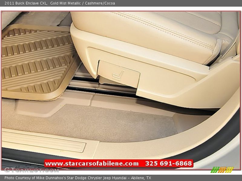 Gold Mist Metallic / Cashmere/Cocoa 2011 Buick Enclave CXL