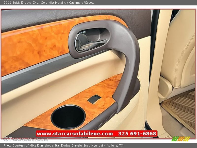 Gold Mist Metallic / Cashmere/Cocoa 2011 Buick Enclave CXL