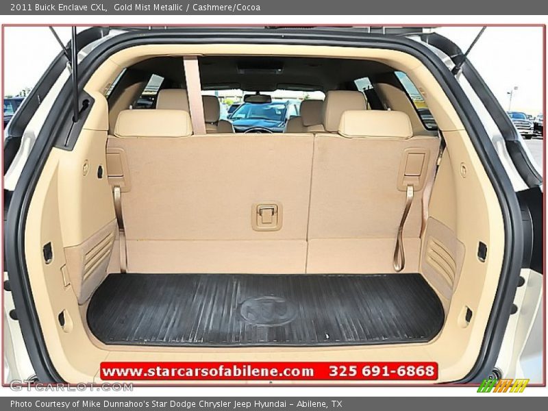 Gold Mist Metallic / Cashmere/Cocoa 2011 Buick Enclave CXL