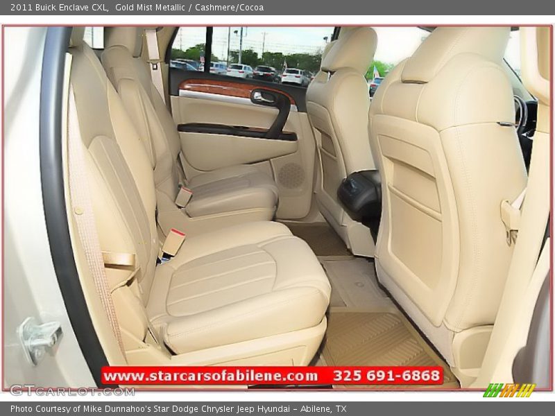 Gold Mist Metallic / Cashmere/Cocoa 2011 Buick Enclave CXL