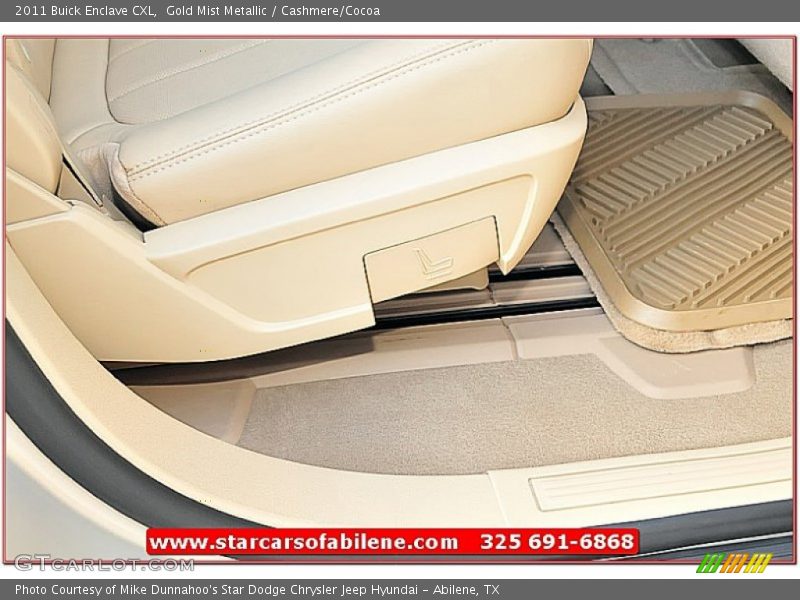 Gold Mist Metallic / Cashmere/Cocoa 2011 Buick Enclave CXL