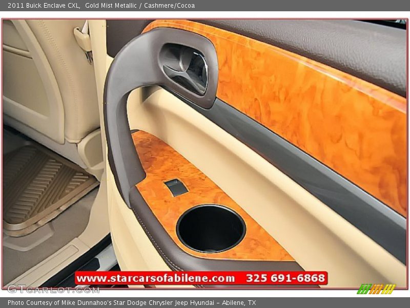 Gold Mist Metallic / Cashmere/Cocoa 2011 Buick Enclave CXL