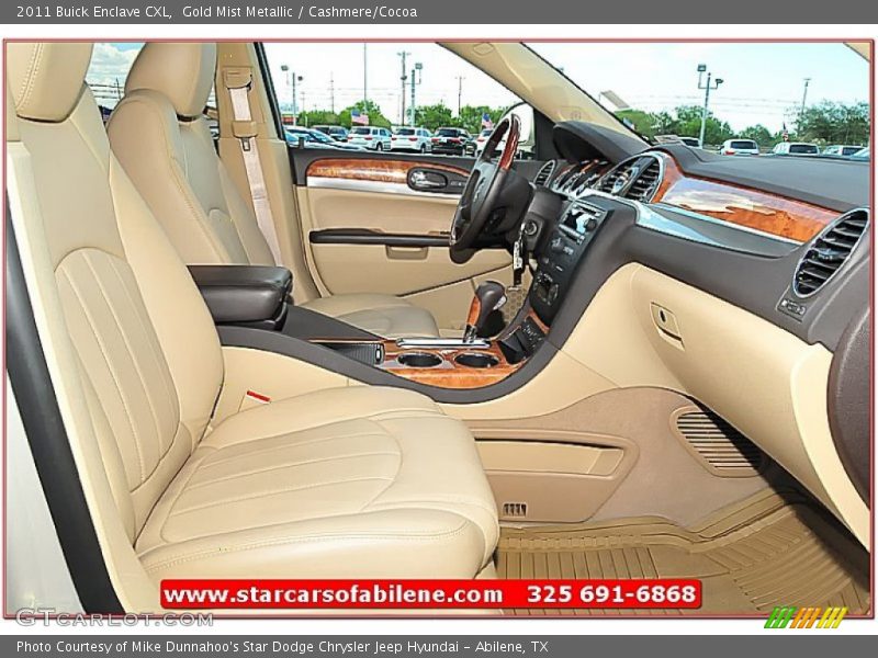 Gold Mist Metallic / Cashmere/Cocoa 2011 Buick Enclave CXL