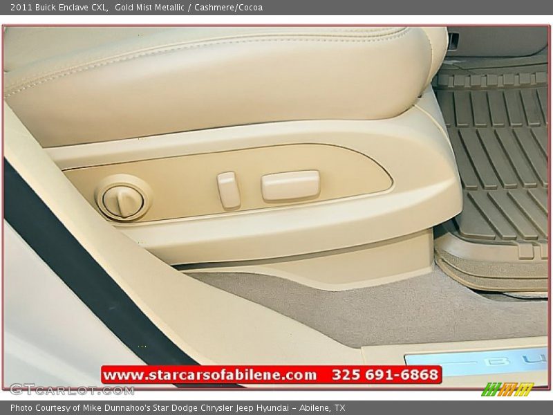 Gold Mist Metallic / Cashmere/Cocoa 2011 Buick Enclave CXL