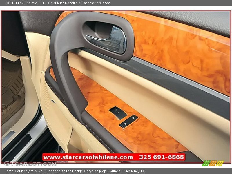 Gold Mist Metallic / Cashmere/Cocoa 2011 Buick Enclave CXL