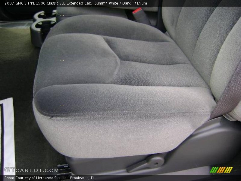 Summit White / Dark Titanium 2007 GMC Sierra 1500 Classic SLE Extended Cab