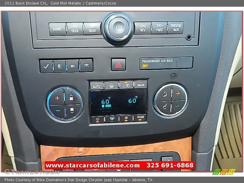 Gold Mist Metallic / Cashmere/Cocoa 2011 Buick Enclave CXL