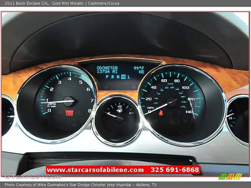 Gold Mist Metallic / Cashmere/Cocoa 2011 Buick Enclave CXL
