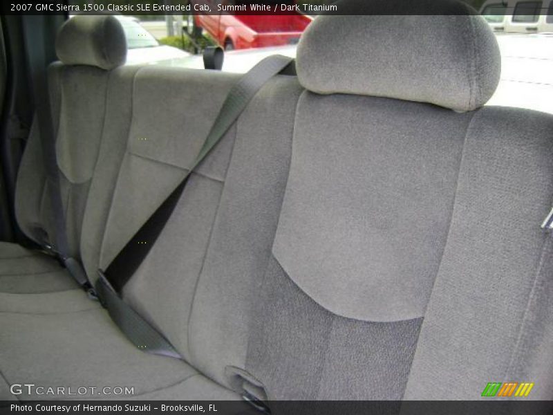 Summit White / Dark Titanium 2007 GMC Sierra 1500 Classic SLE Extended Cab