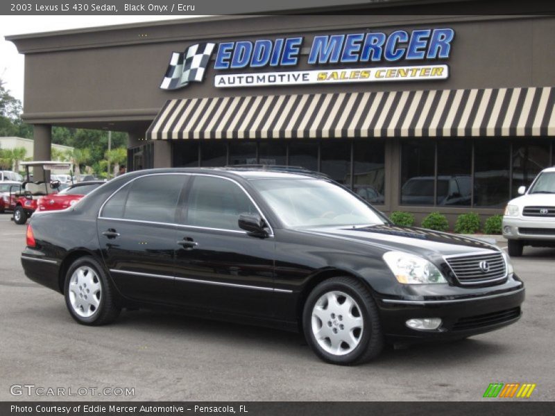 Black Onyx / Ecru 2003 Lexus LS 430 Sedan