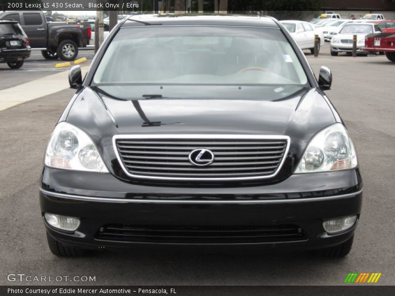 Black Onyx / Ecru 2003 Lexus LS 430 Sedan
