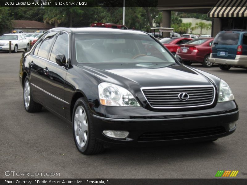 Black Onyx / Ecru 2003 Lexus LS 430 Sedan