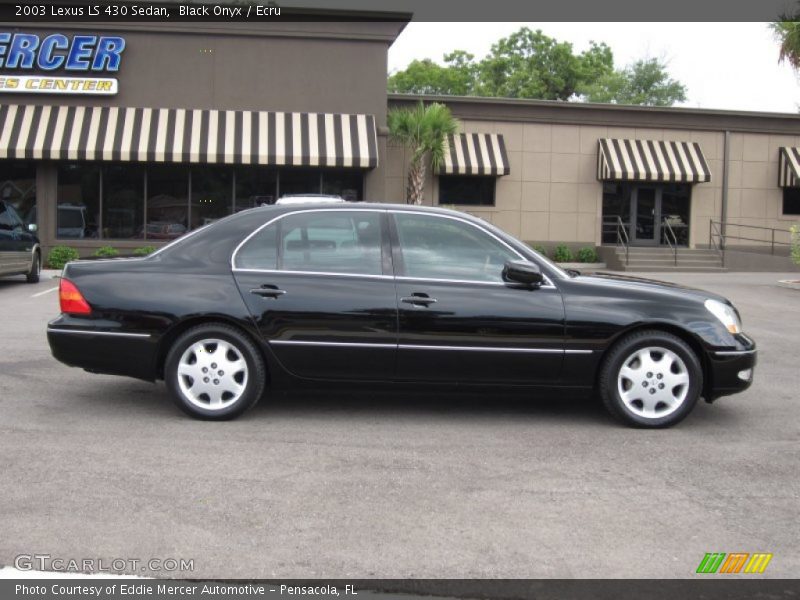 Black Onyx / Ecru 2003 Lexus LS 430 Sedan