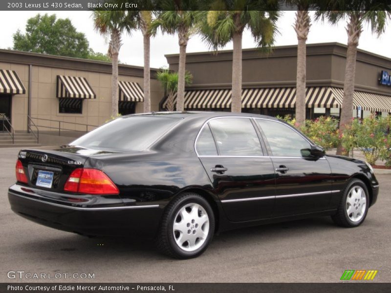 Black Onyx / Ecru 2003 Lexus LS 430 Sedan