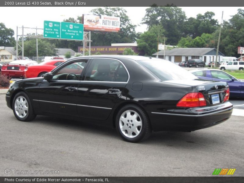 Black Onyx / Ecru 2003 Lexus LS 430 Sedan