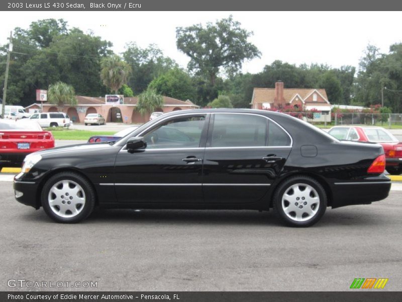Black Onyx / Ecru 2003 Lexus LS 430 Sedan