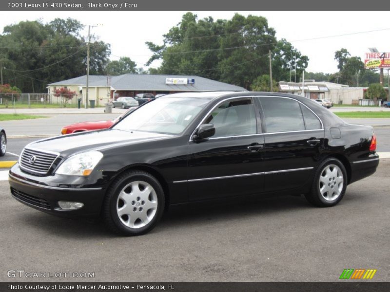 Black Onyx / Ecru 2003 Lexus LS 430 Sedan