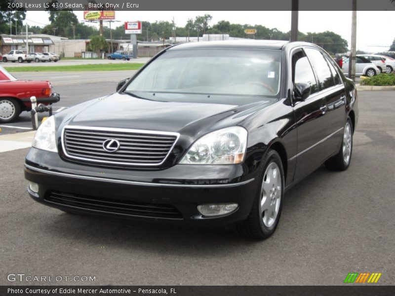 Black Onyx / Ecru 2003 Lexus LS 430 Sedan
