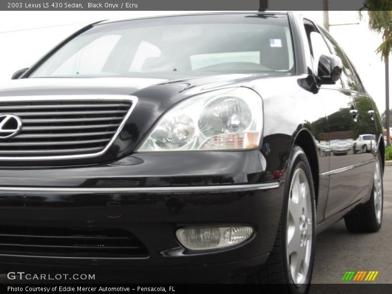 Black Onyx / Ecru 2003 Lexus LS 430 Sedan