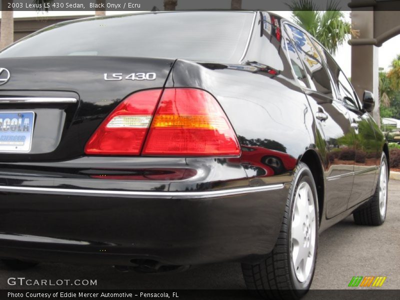 Black Onyx / Ecru 2003 Lexus LS 430 Sedan